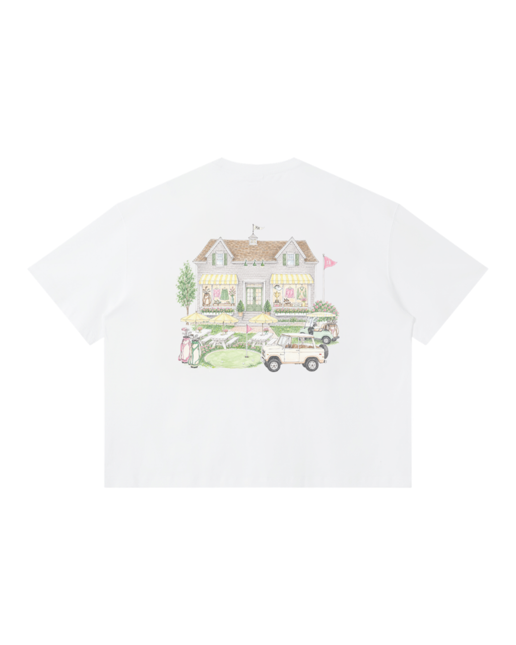 Clubhouse Watercolor T-Shirt